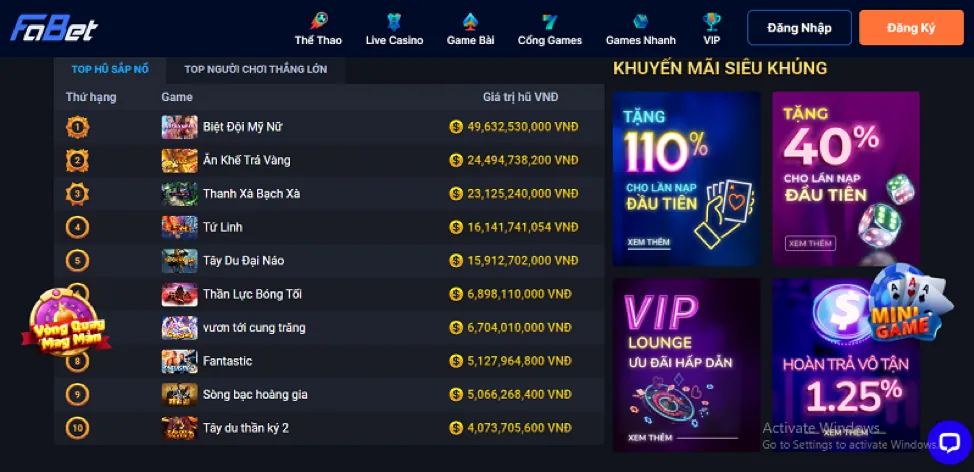 Các trò chơi đa dạng tại K888 Login